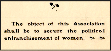 A 1903 pamphlet from the Illinois Equal Suffrage Association