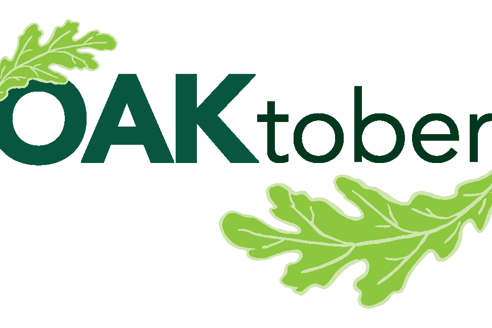 Oaktober logo from Chicago Region Trees Initiative